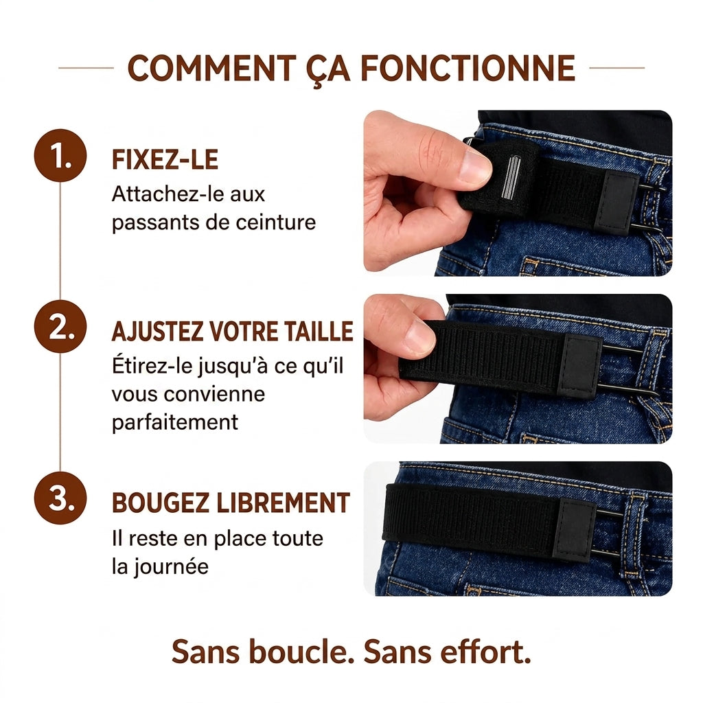 Ceinture sans boucle Premium