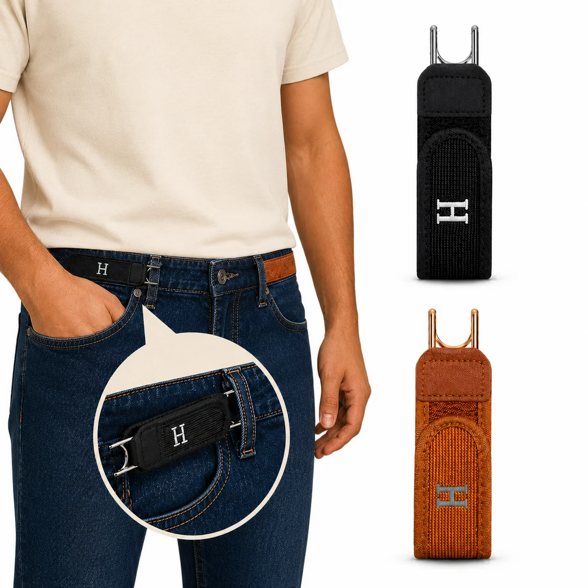 Ceinture sans boucle Premium